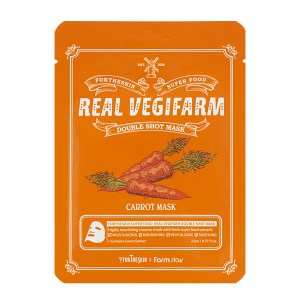 Тканевая маска FarmStay Vegifarm морковь 1шт