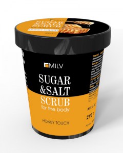 Сахарно-солевой скраб для тела «Мёд». 290 г 18312